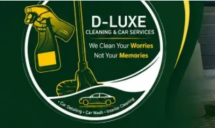 D-LUXE Cleaning and Car Services branding